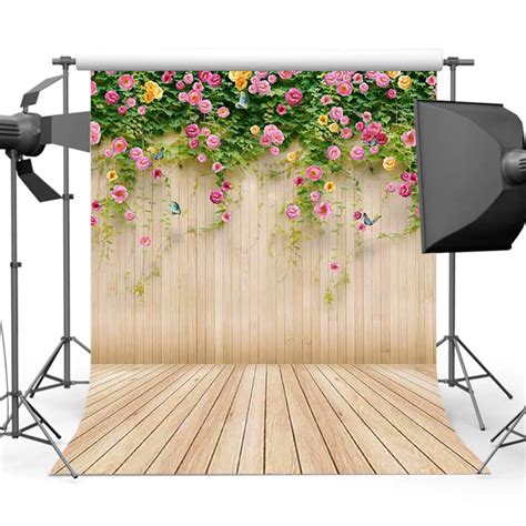 Buy Mehofoto Wood Backdrops For Photography Pink