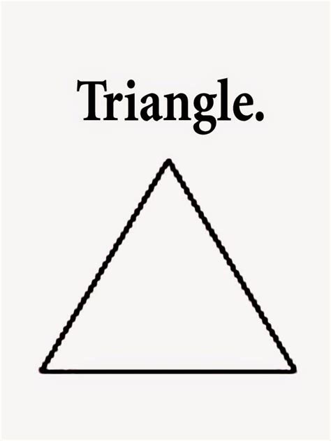 Triangle Coloring Pages Shape Tracing Worksheets Shapes Worksheet