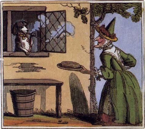 Mother goose songs and stories : The Comic Adventures of Old Mother Hubbard and her Dog (1819)