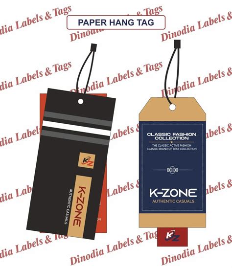 Cardboard Paper Hang Tag Packaging Type Packet Size 2 X 35 Inch At