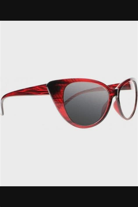 Retro Vintage Transition Photochromi Cat Eye Reading Glasses Uv400 Sunglasses Full Red