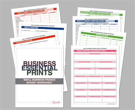 Small Business Budget Sheet ~ Excel Templates