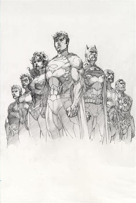 Justice League By Jim Lee Comic Book Artists Comic Book Characters
