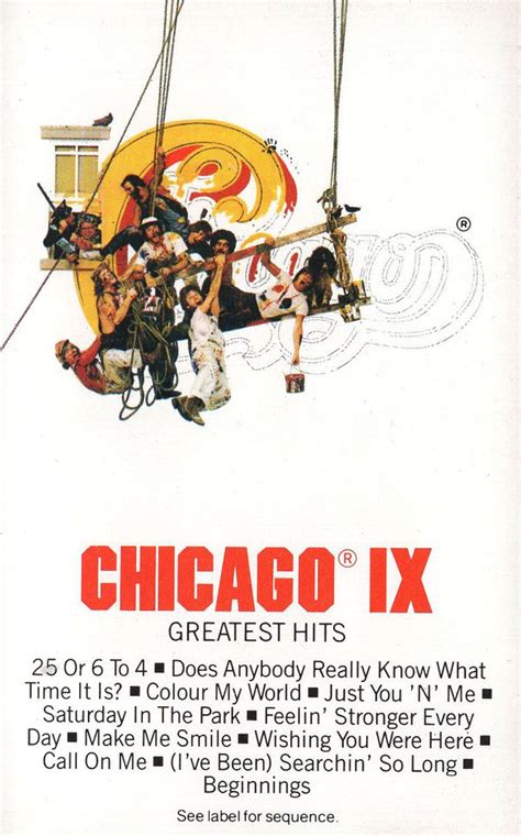 Chicago Chicago Ix Chicagos Greatest Hits Cassette Discogs