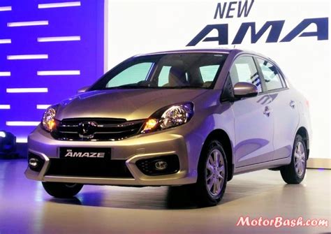 New 2016 Amaze Facelift Launched Price Variants Features