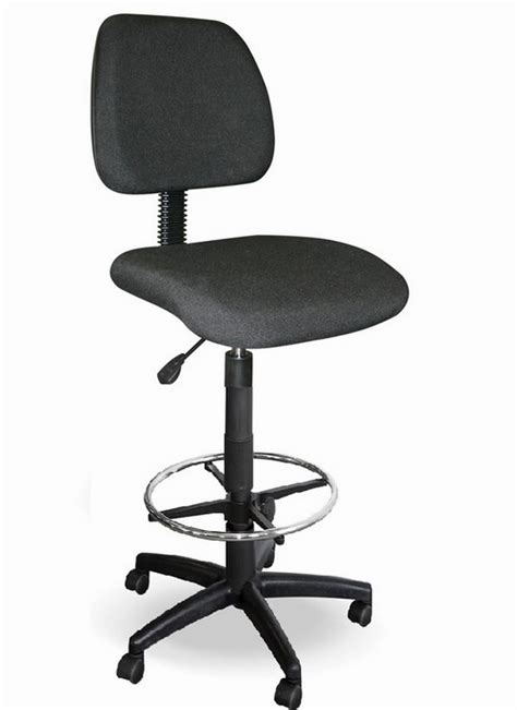 Ella Draughtsman Chair - Chrome Footring | Redline Office Chairs