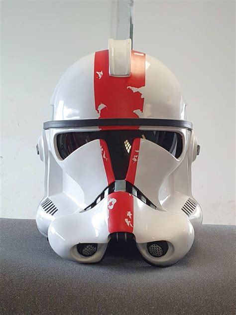 Clone Trooper Helmet Red Phase 2 Etsy