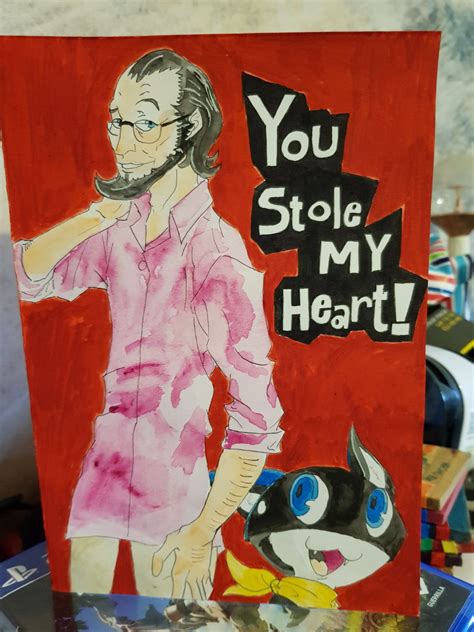 My Wife Made Me A Valentines Day Card Rpersona5