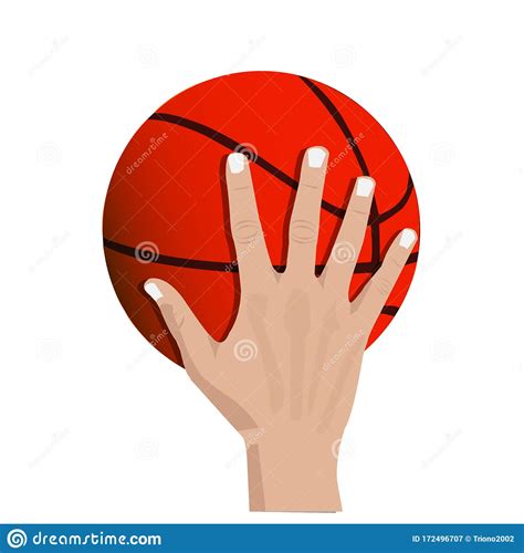 Playing Basketball By Throwing And Catching The Ball Using One Hand