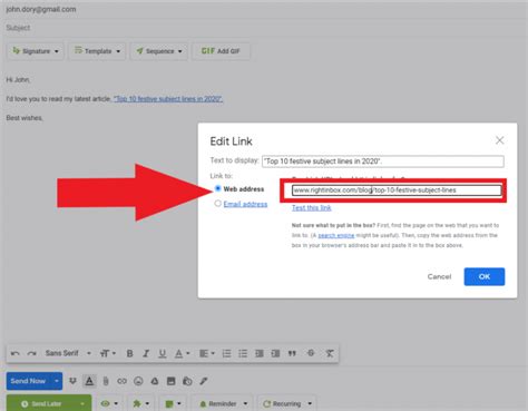 How To Insert A Hyperlink In Gmail In 2023 Text And Images