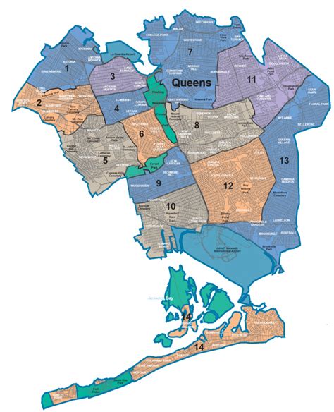 Map Of Nyc 5 Boroughs And Neighborhoods Pertaining To Map Of The 5