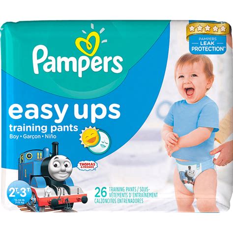 Pampers Easy Ups Boy Trainers Jumbo Pack Size 4 S2t3t 26 Count