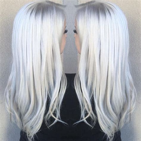 Ice Blonde Hair Color Perfect For Winter Ice Blonde Hair Icy Blonde