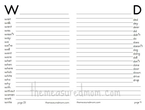 Free Printable Dictionary Template Templates Printable Download