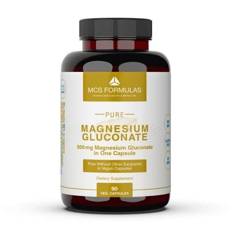 Magnesium Gluconate 500mg Capsule Mcs Formulas