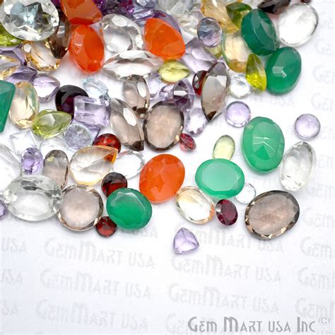 Aaa Mixed Gems Semi Precious Loose Natural Gemstones Lots Faceted Cut 0