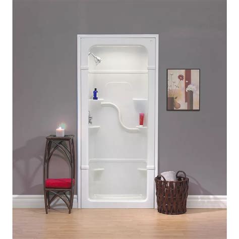 Mirolin Madison 36 Inch 1 Piece Acrylic Shower Stall The Home Depot