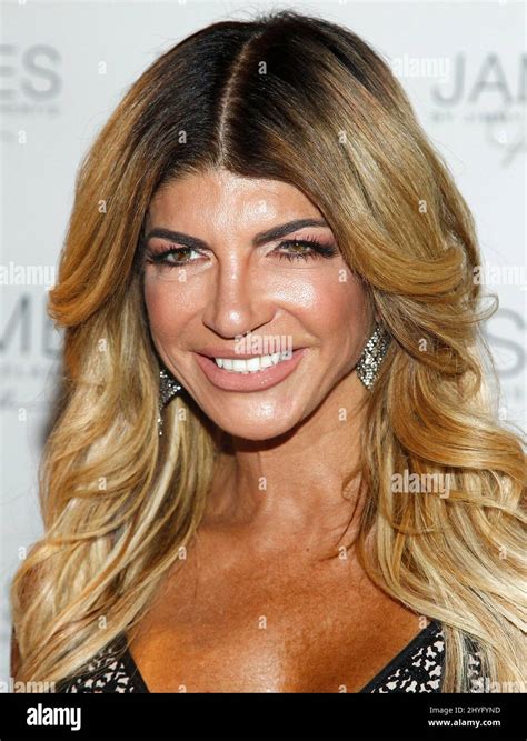 Teresa Giudice Attending A Real Housewives Of New Jersey Photocall At The World Market Centre In