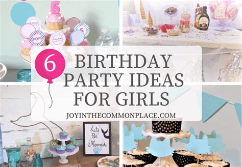 6 Creative Birthday Party Themes For Girls Unicorn Swan Mermaid Etc