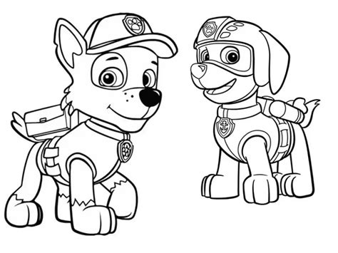 Dibujos Animados Para Colorear De Paw Patrol