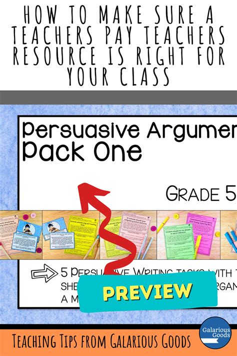 How To Make Sure A Teachers Pay Teachers Resource Is Right For Your Class — Galarious Goods
