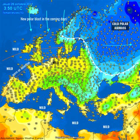 Autumn in europe dates are 1st september to 30th november every year. Cold blast for much of Europe in the last days of October ...