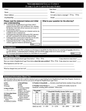 We will contact you shortly. 23 Printable family law client intake form Templates ...