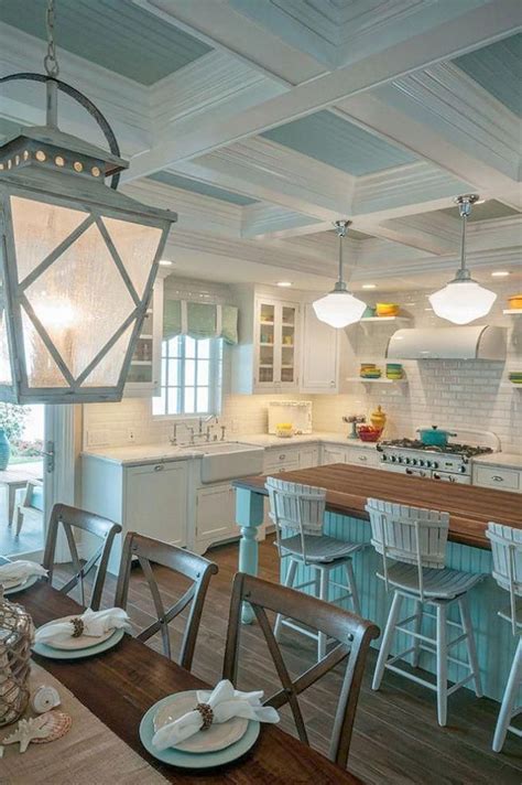 Pin By Annie On Beach Cottage Coastal Style Kitchen Cottage Kitchen