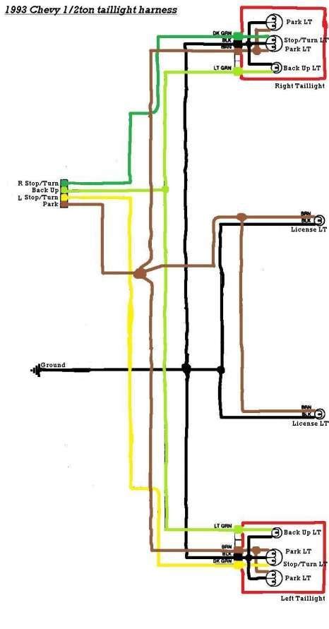 Tail Light Wiring Diagram 1995 Chevy Truck