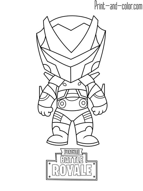 16 Draw Fortnite Coloring Pages Just Kids