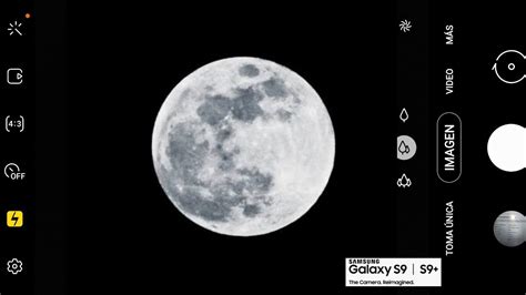 Como Tomar Una Foto A La Luna Con Un Galaxy S9 Y Varios Modelos Youtube