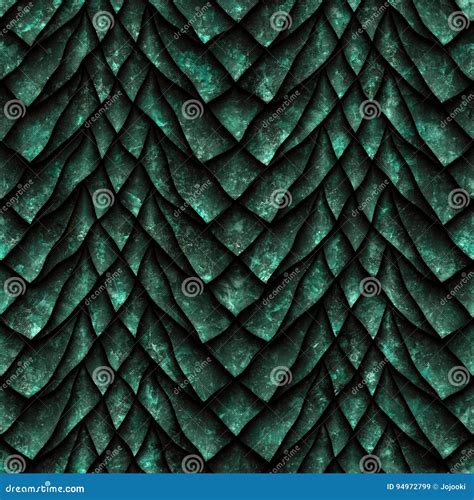 Dragon Scales Seamless Texture Royalty Free Stock Photography