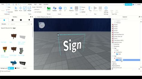 How To Make A Sign In Roblox Studio Easy Youtube