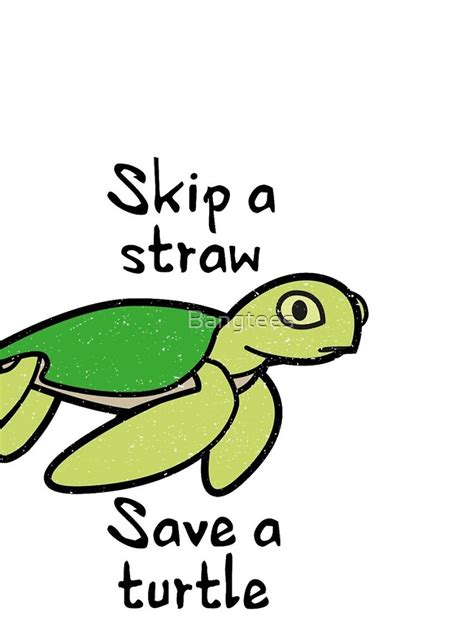 Skip A Straw Save A Turtle Ocean Pollution Iphone Case For Sale By