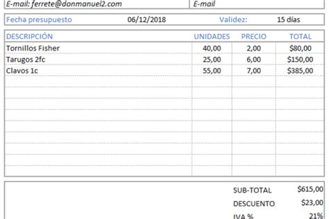 Plantilla Excel Presupuesto De Ingresos Y Costos Descarga Gratis Vrogue
