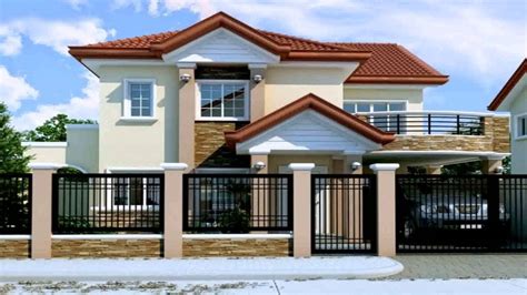 The first level combines living room and kitchen, bathroom, and storage. Two Storey House Design Floor Plan Philippines Youtube ...