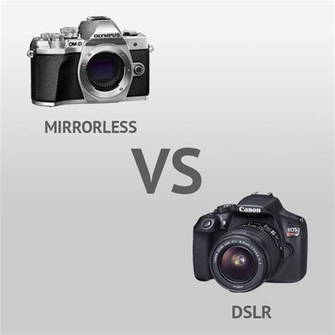 So which type of camera is best for you? Mirrorless vs DSLR - 18 Main Differences Between ...