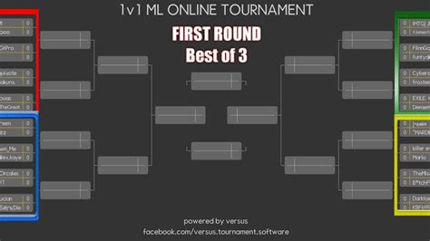 Tournament Match Up First Ever 1v1 Mobile Legends Online Tournament