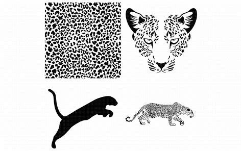 Leopard Animal Print Pattern Svg Clipart By Crafteroks Thehungryjpeg