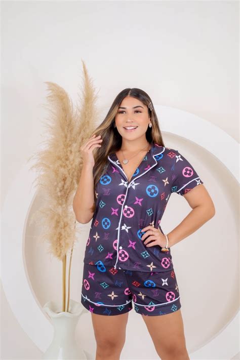 Pijama Feminino Americano Curto Blogueira Botao Verao Mercadolivre