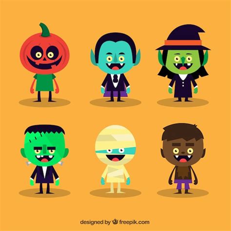 Halloween Characters Vectors Photos And Psd Files Free Download