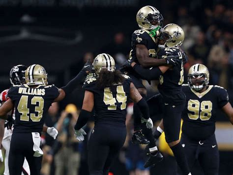 Saints Clinch Playoff Berth With Victory Over Falcons