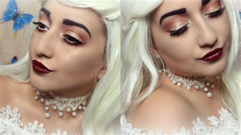 Wonderland White Queen Makeup Tutorial Youtube