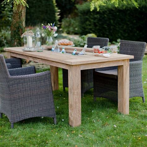 Garden Set With Images Planter Table Garden Furniture Design Teak