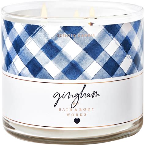 Bath And Body Works Gingham 3 Wick Candle Home Fragrances Beauty