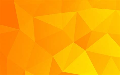 Hd Wallpaper General Pattern Abstract Triangle Shape Yellow