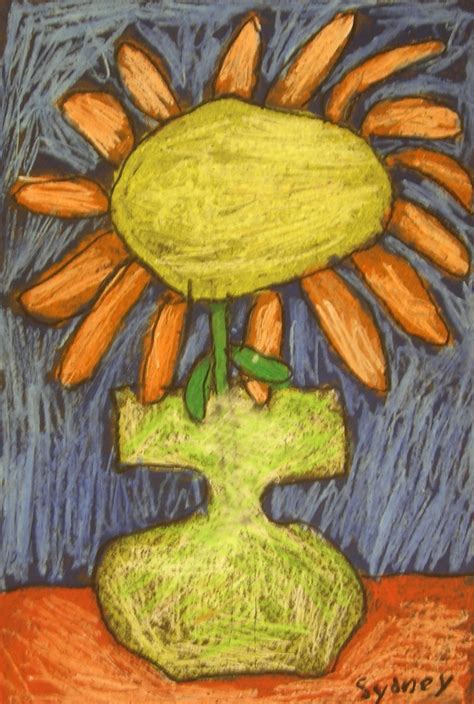 Love drawing but run out of cool ideas to draw when you are bored? Oil Pastel Still Life Inspired by Vincent Van Gogh ...