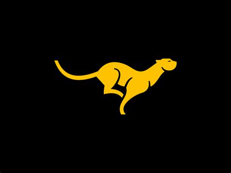 Running Cheetah Logo For Sale By Unom Design On Dribbble