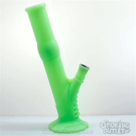 Diffused Downstem Perc Six Piece Silicone Bong Smoking Outlet
