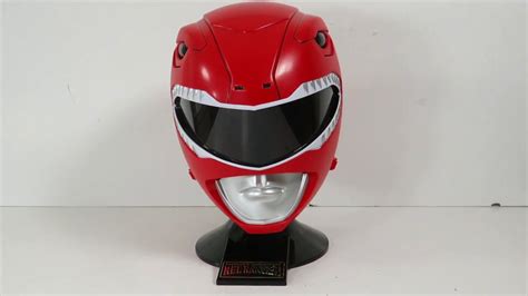 Bandai Mighty Morphin Power Rangers Legacy Red Ranger Helmet Youtube